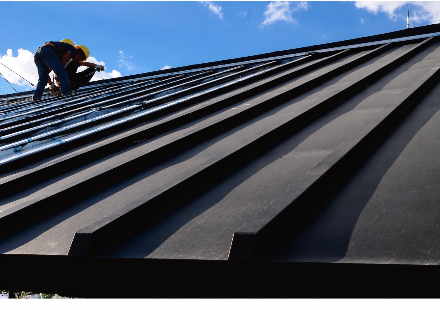 Batten-Cap Roofing System — catalog illustration
