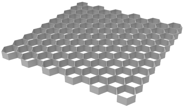Hexagonal aluminum core
