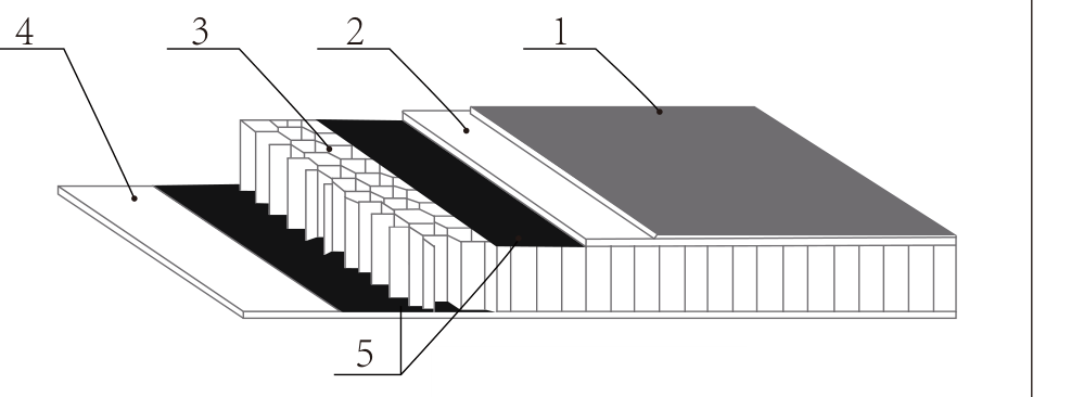 Numbered honeycomb panel structure